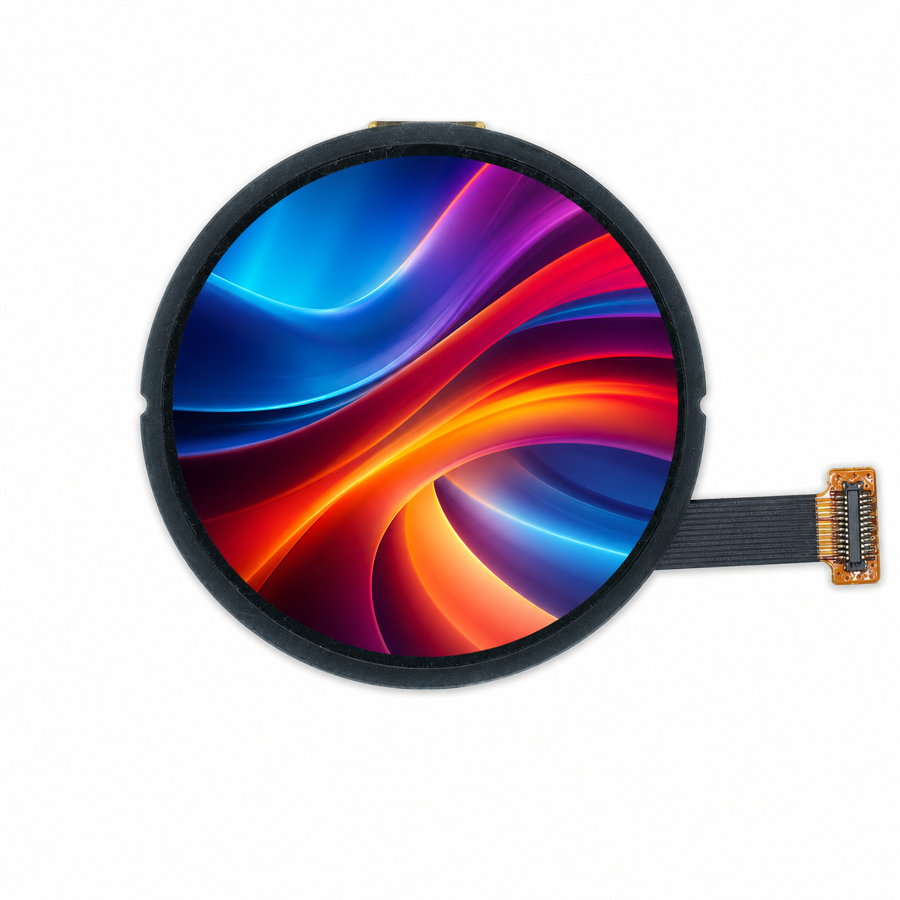 1.43 inch High-brightness LTPS High Resolution 466x466 Round Oncell Touch AMOLED Display